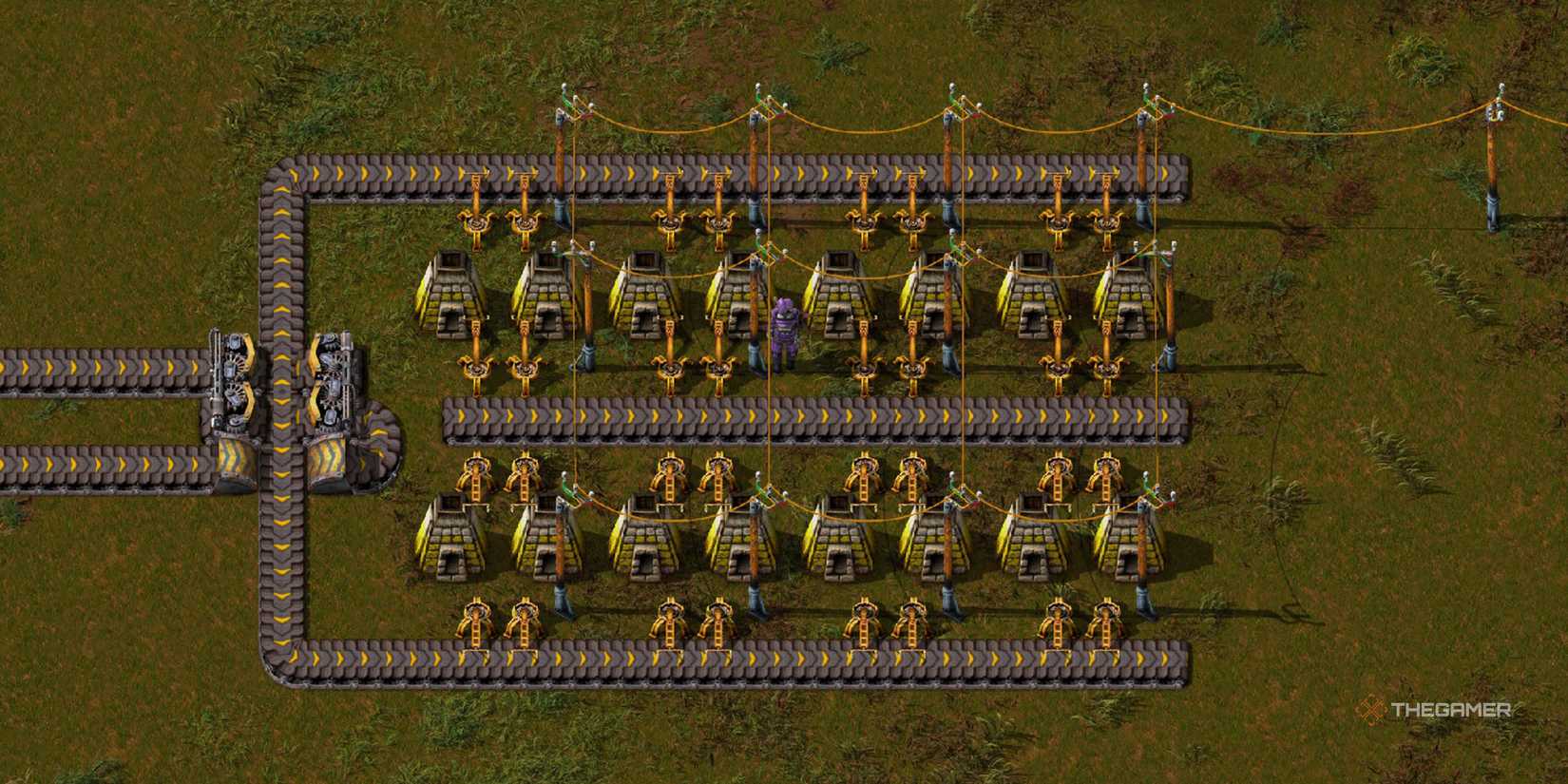 Simple Furnace Array How To Build A Furnace Array In Factorio