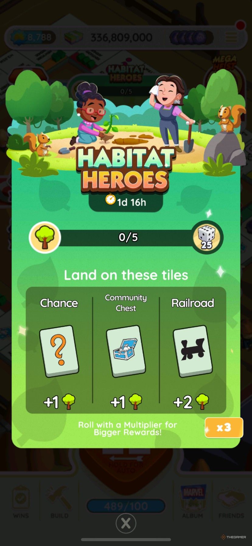 Все награды в Habitat Heroes (20–22 октября) в Monopoly Go