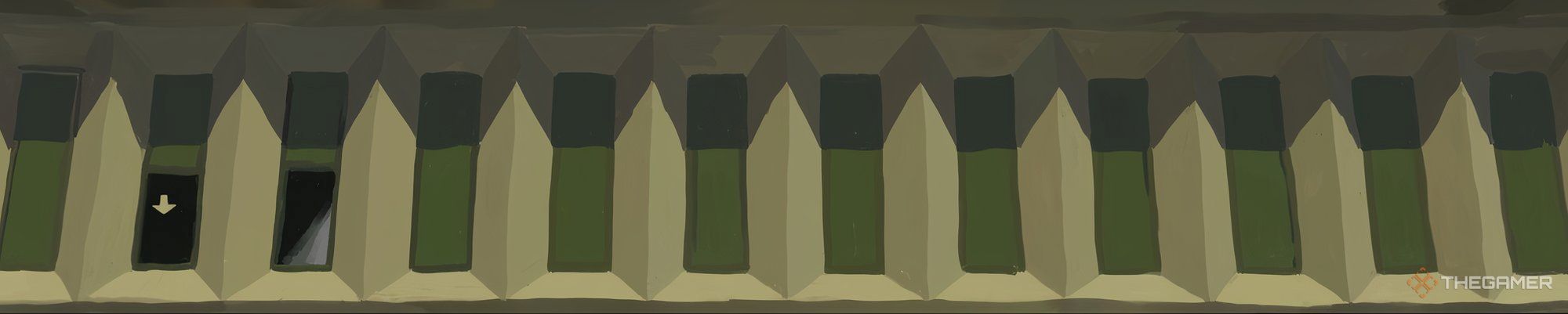 The police building windows in The Rise of the Golden Idol.