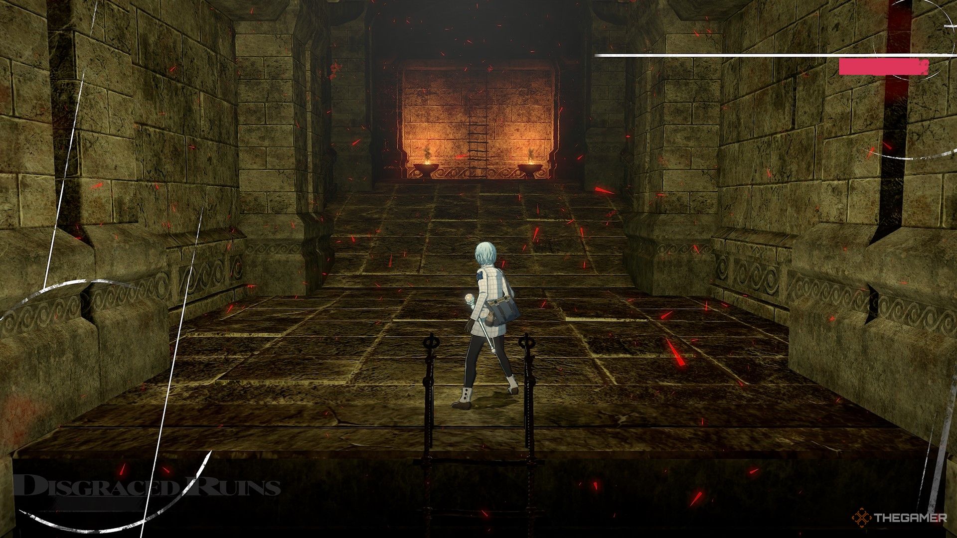 Protagonist in the scandalous ruins of the ReFantazio metaphor.