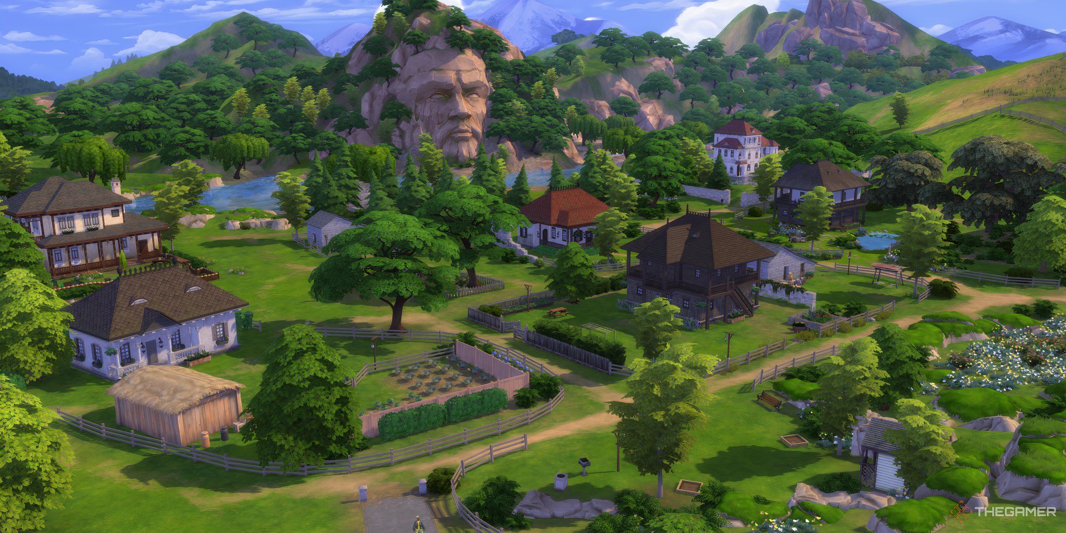 The Sims 4 life and death whispering mountain peaks.