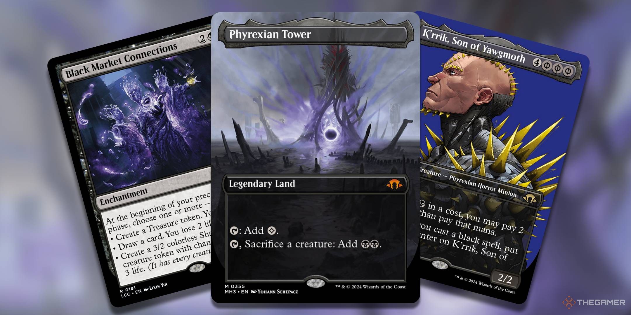 Three of the best mono black ramp cards and effects in Magic The Gathering's commander format.