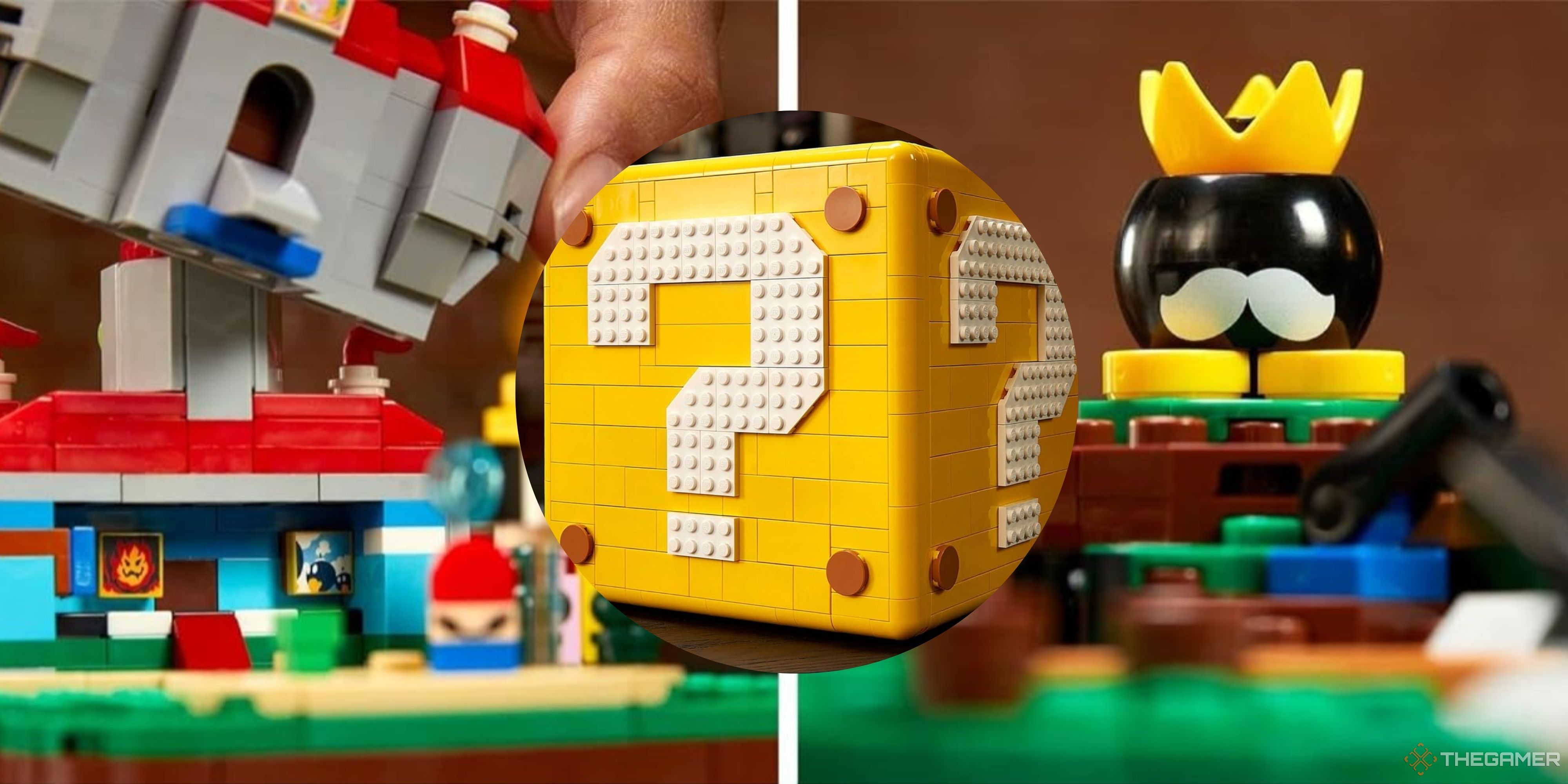 super mario 64 lego question block set