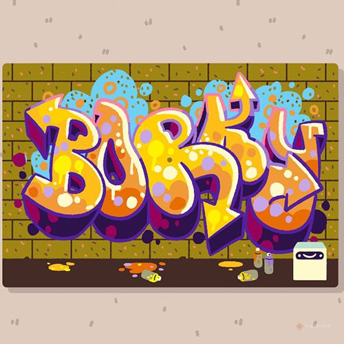Wilmot completes a puzzle named Borky Woz Ere in Wilmot Works It Out