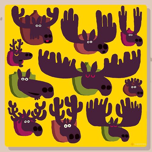 Wilmot completes a puzzle named Elk in Wilmot Works It Out