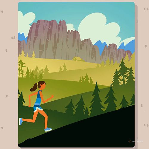 Wilmot completes a puzzle named Mountain Run in Wilmot Works It Out