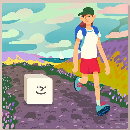 Wilmot completes a puzzle named Sam On The Pembrokeshire Way in Wilmot Works It Out