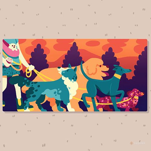 Wilmot completes a puzzle named The Dogwalker in Wilmot Works It Out