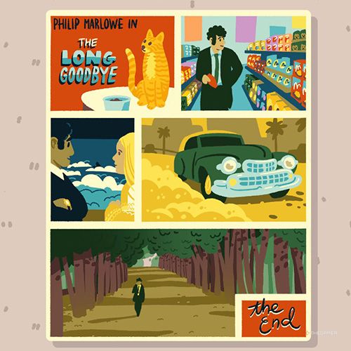 Wilmot completes a puzzle named The Long Goodbye in Wilmot Works It Out