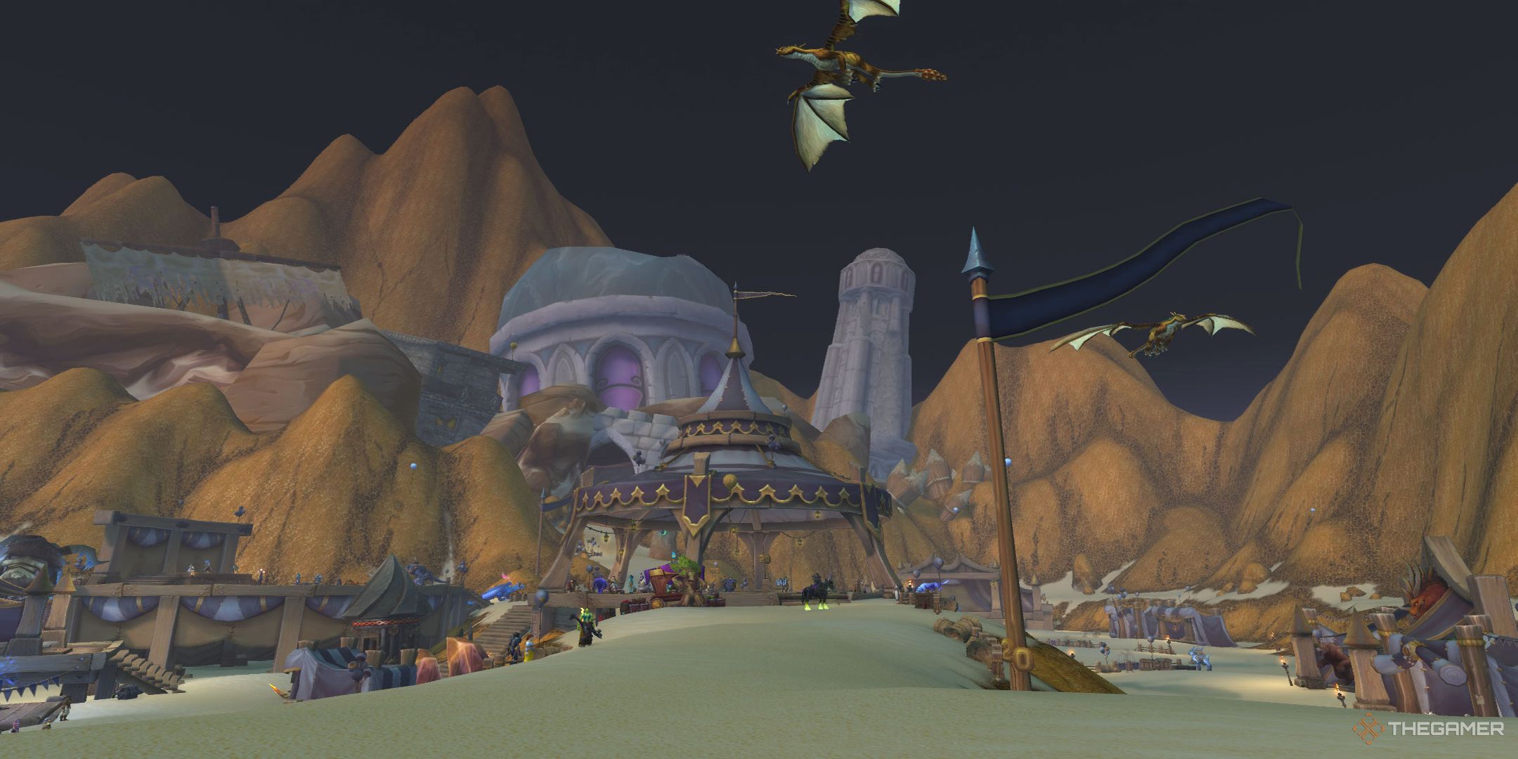 World of Warcraft's 20th Anniversary event in-game in The War Within.