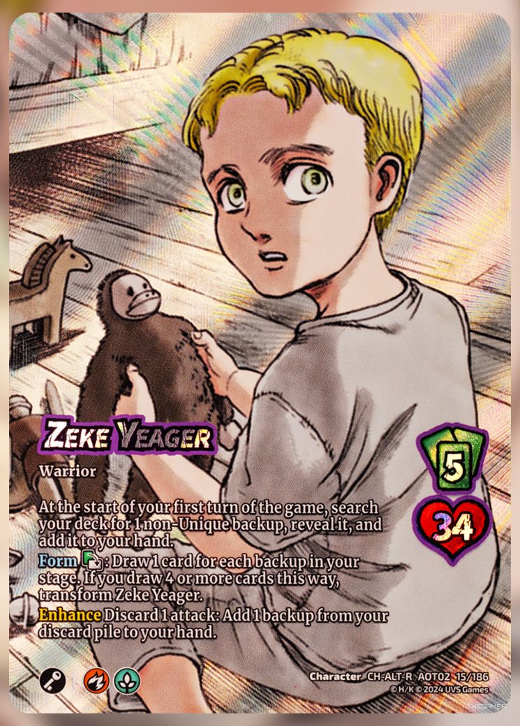 Zeke Yeager Textured Foil