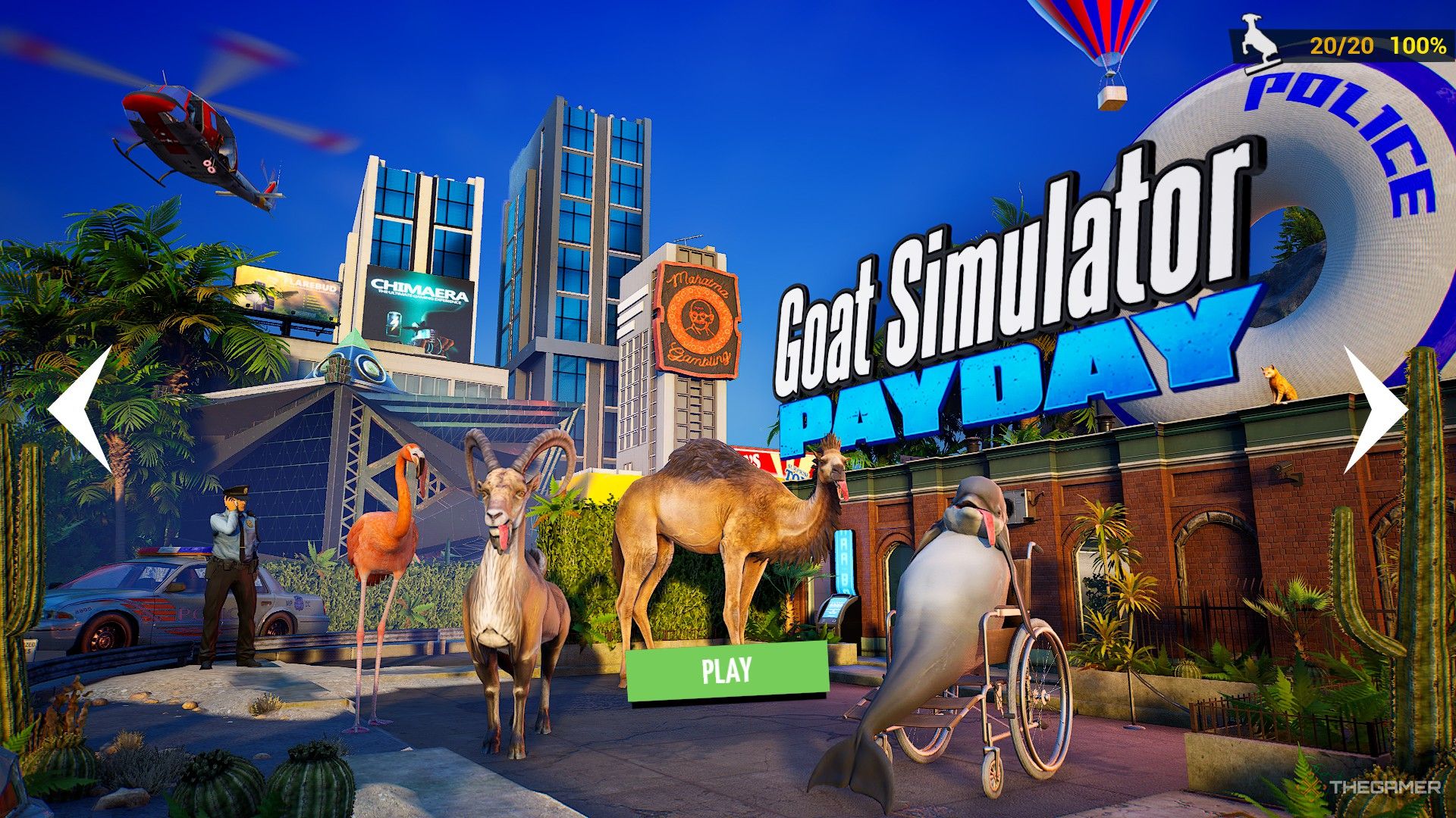 Где найти все трофеи на уровне Payday в Goat Simulator