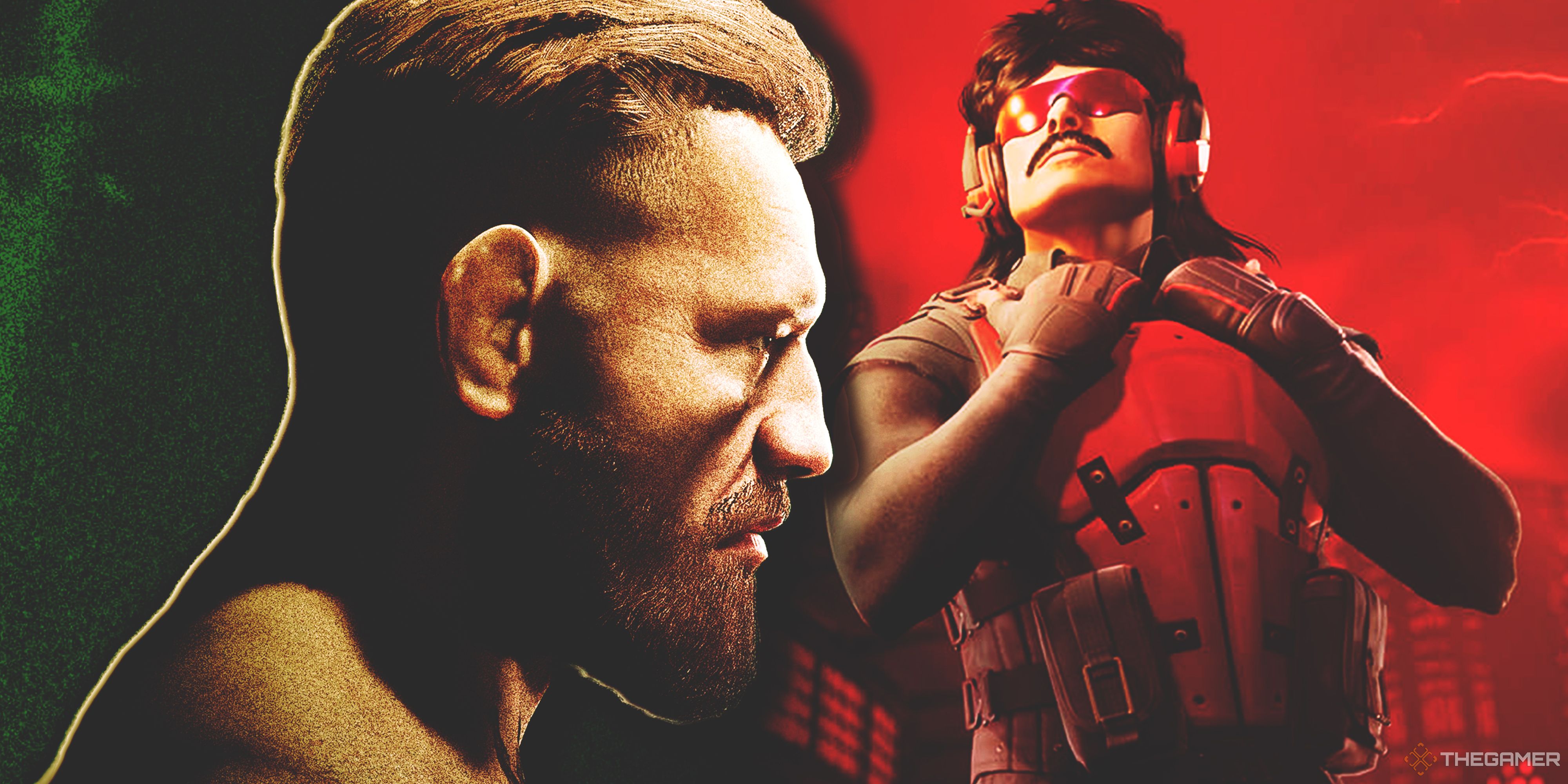 Conor McGregor and Dr Disrespect.