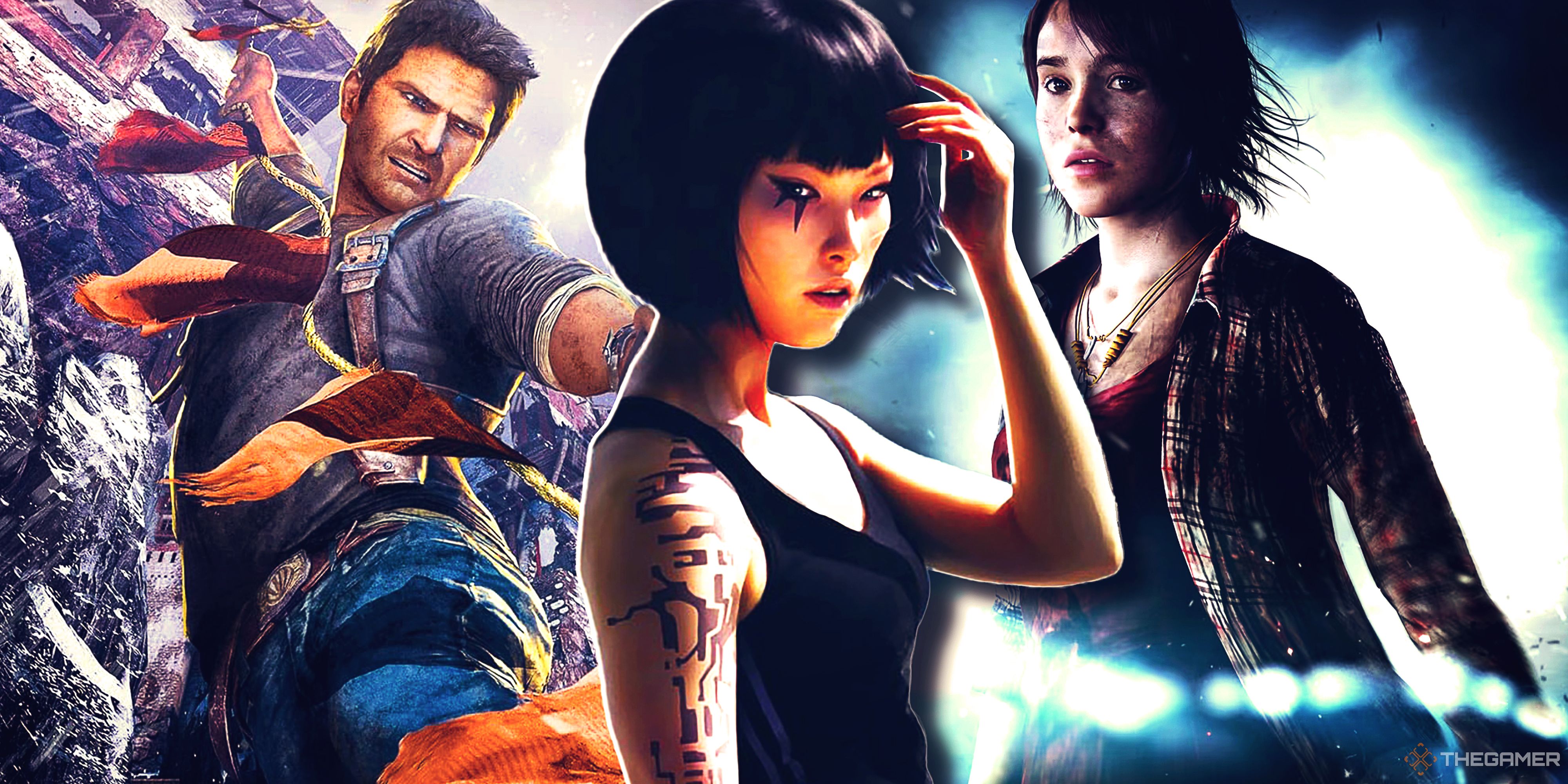 Uncharted 2 Among Thieves, Mirror's Edge and Beyond: Two Souls.