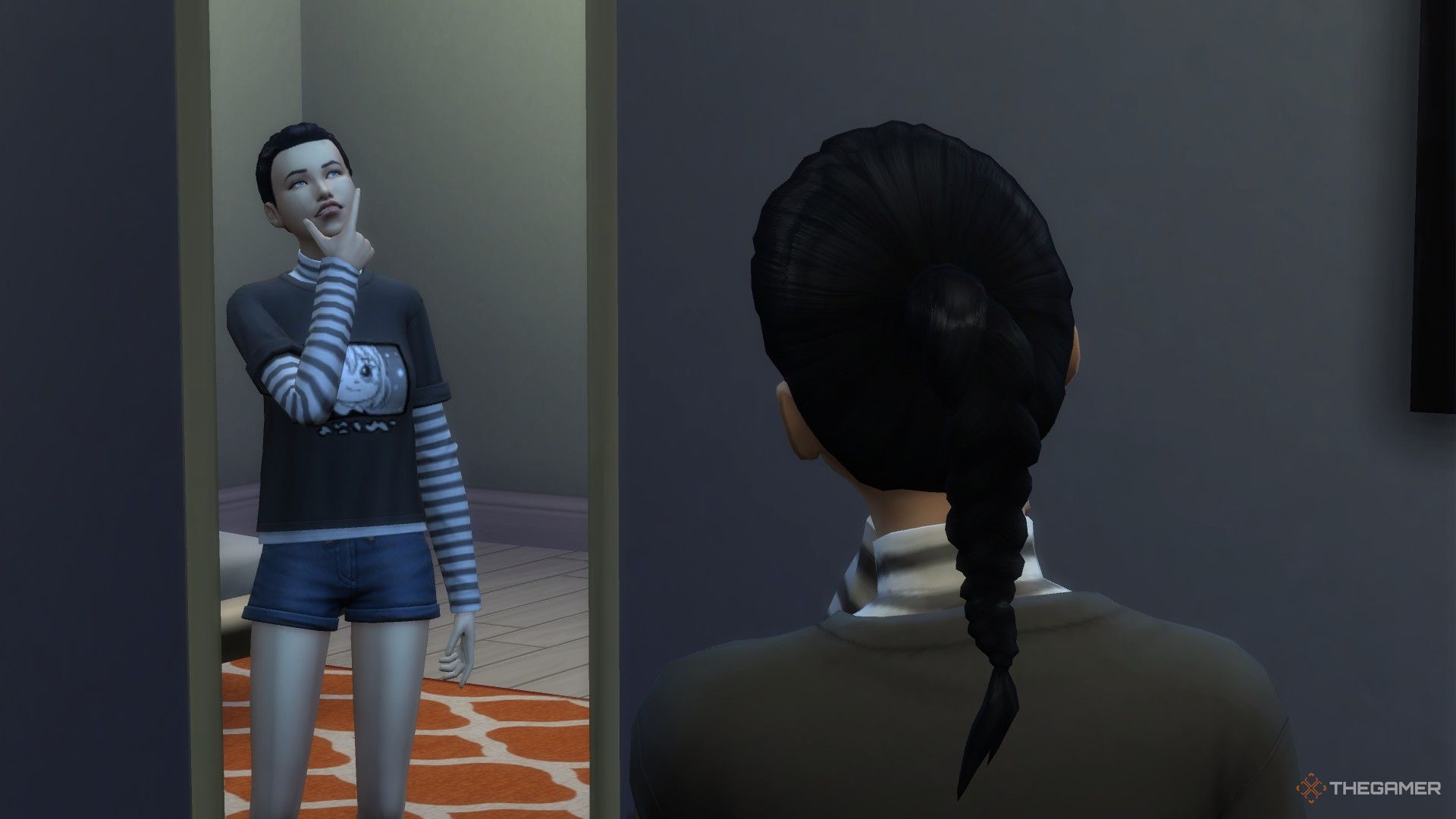 A reborn Sim recalling their previous life in The Sims 4 Life and Death after maxing the Soul's Journey.