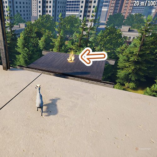 Где найти все трофеи на уровне GoatVille в Goat Simulator