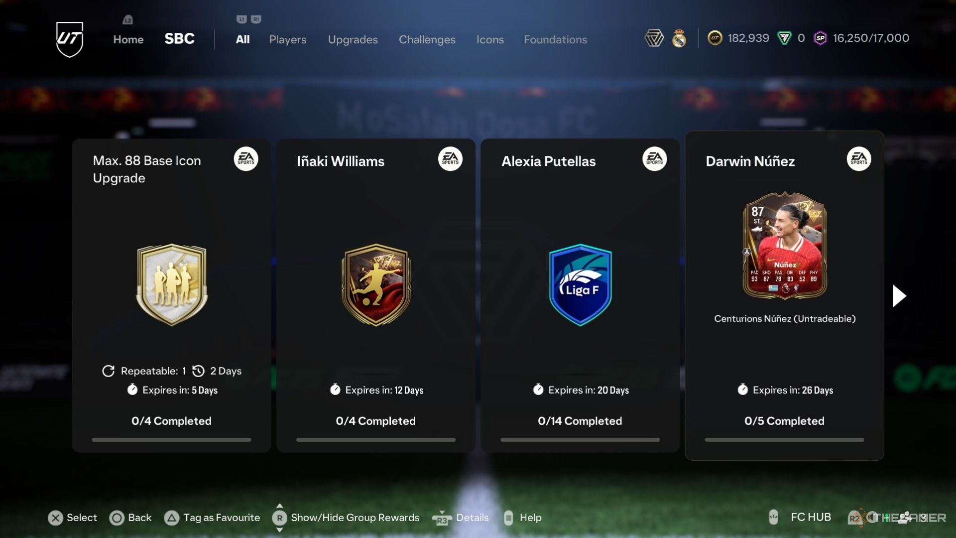 Как пройти SBC «Центурионы Дарвин Нез» в EA Sports FC 25