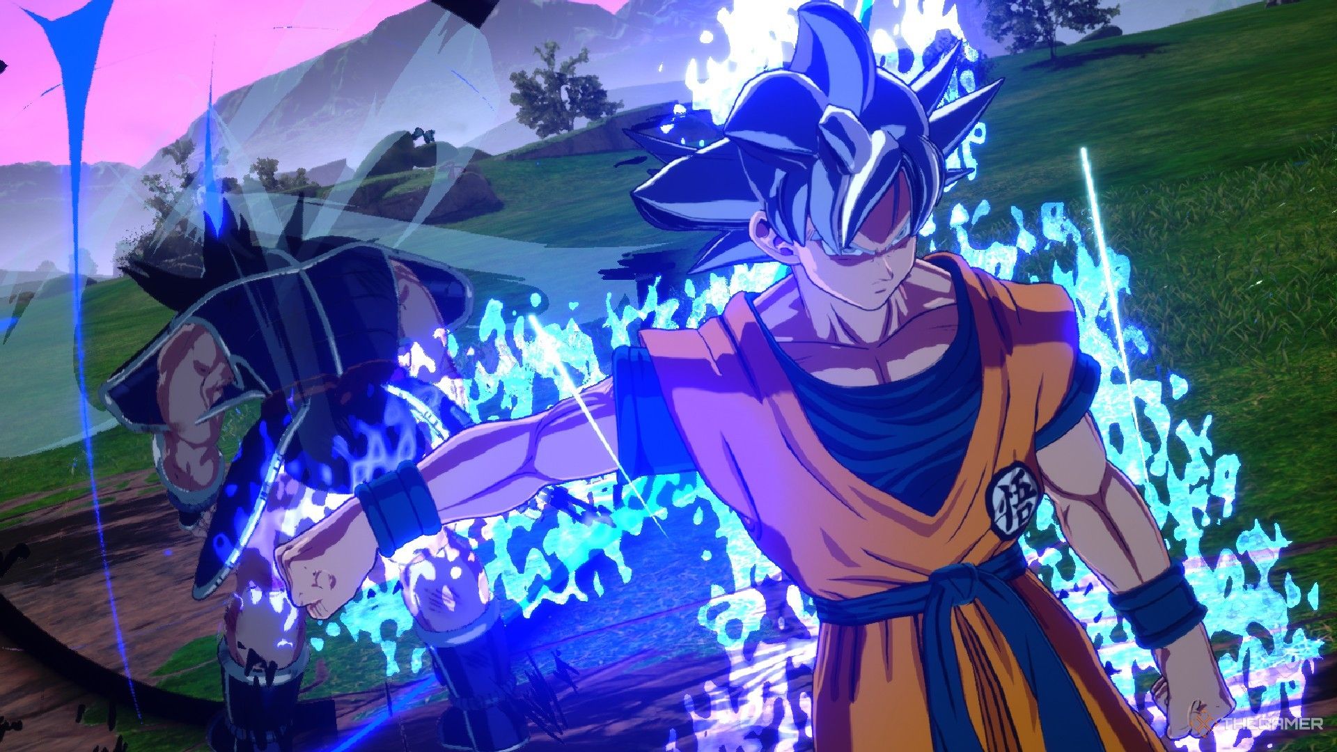 Dragon Ball Sparking Zero image showing Goku Instinct Sign.