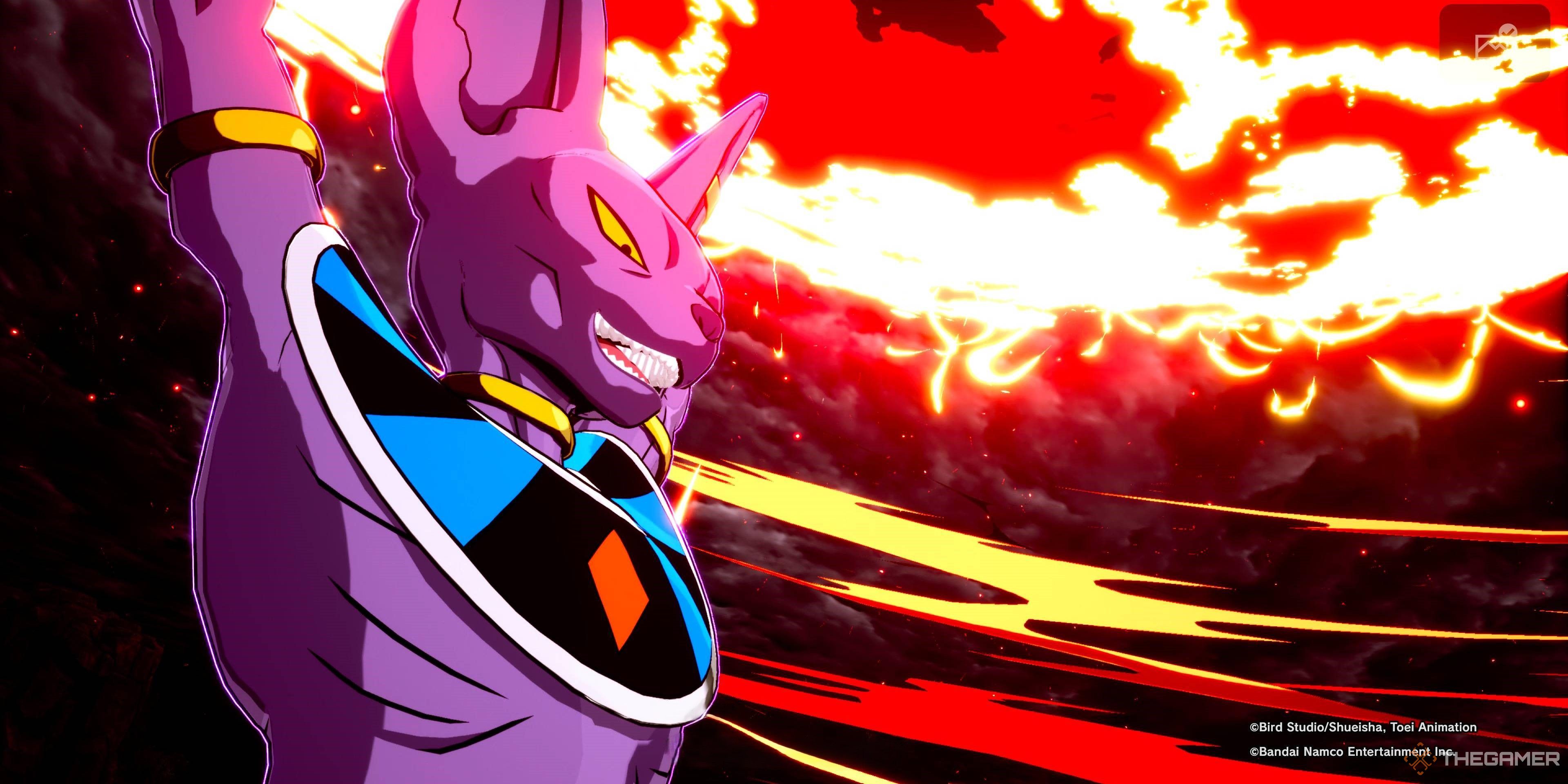 Как использовать Beerus в Dragon Ball: Sparking Zero