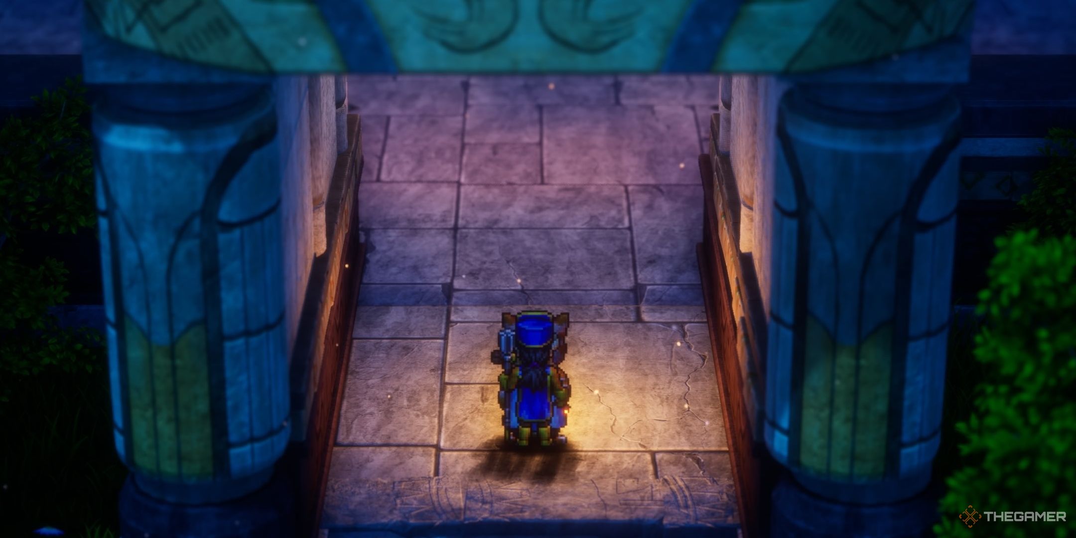 DRAGON QUEST III HD-2D Remake the party by the entrance to Fifer&rsquo;s Spire.