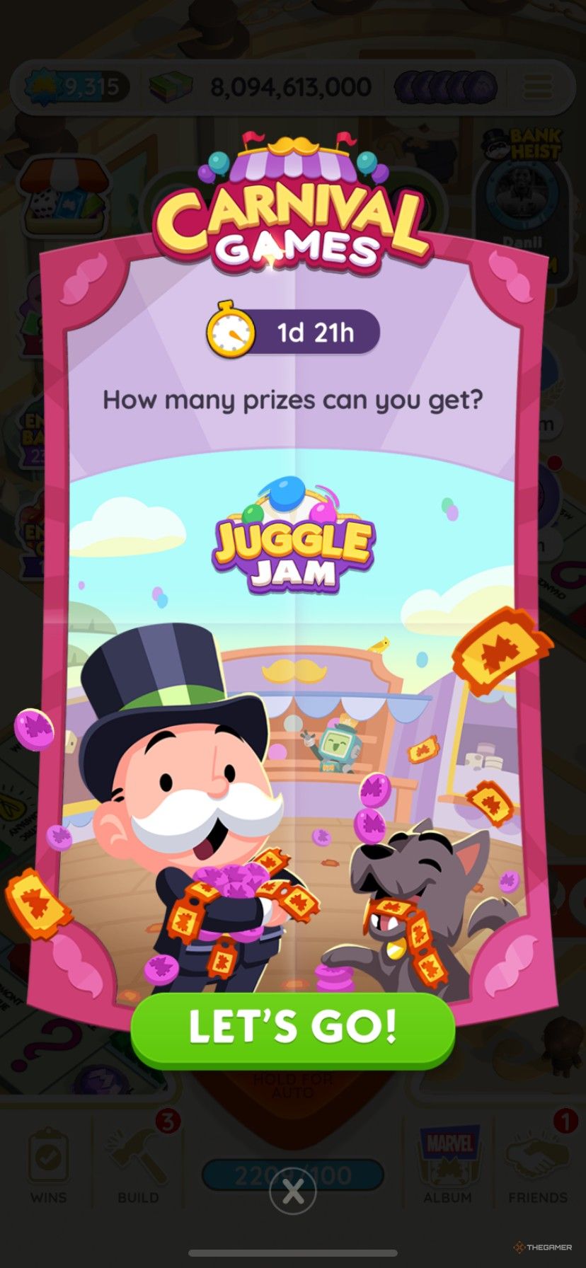 Как играть в игру «Juggle Jam Carnival» в Monopoly Go