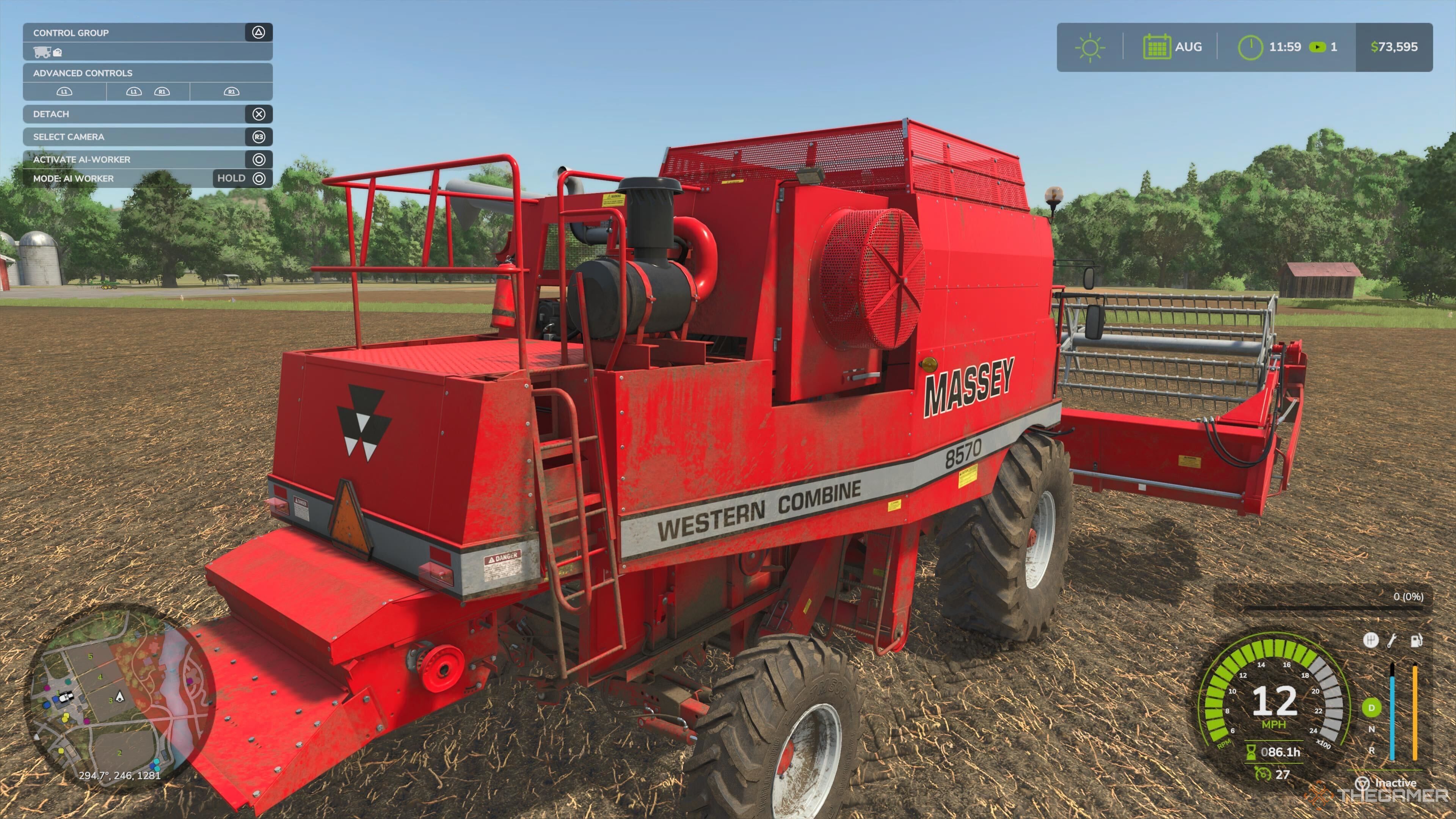 GPS-гид по ассистенту рулевого управления для Farming Simulator 25