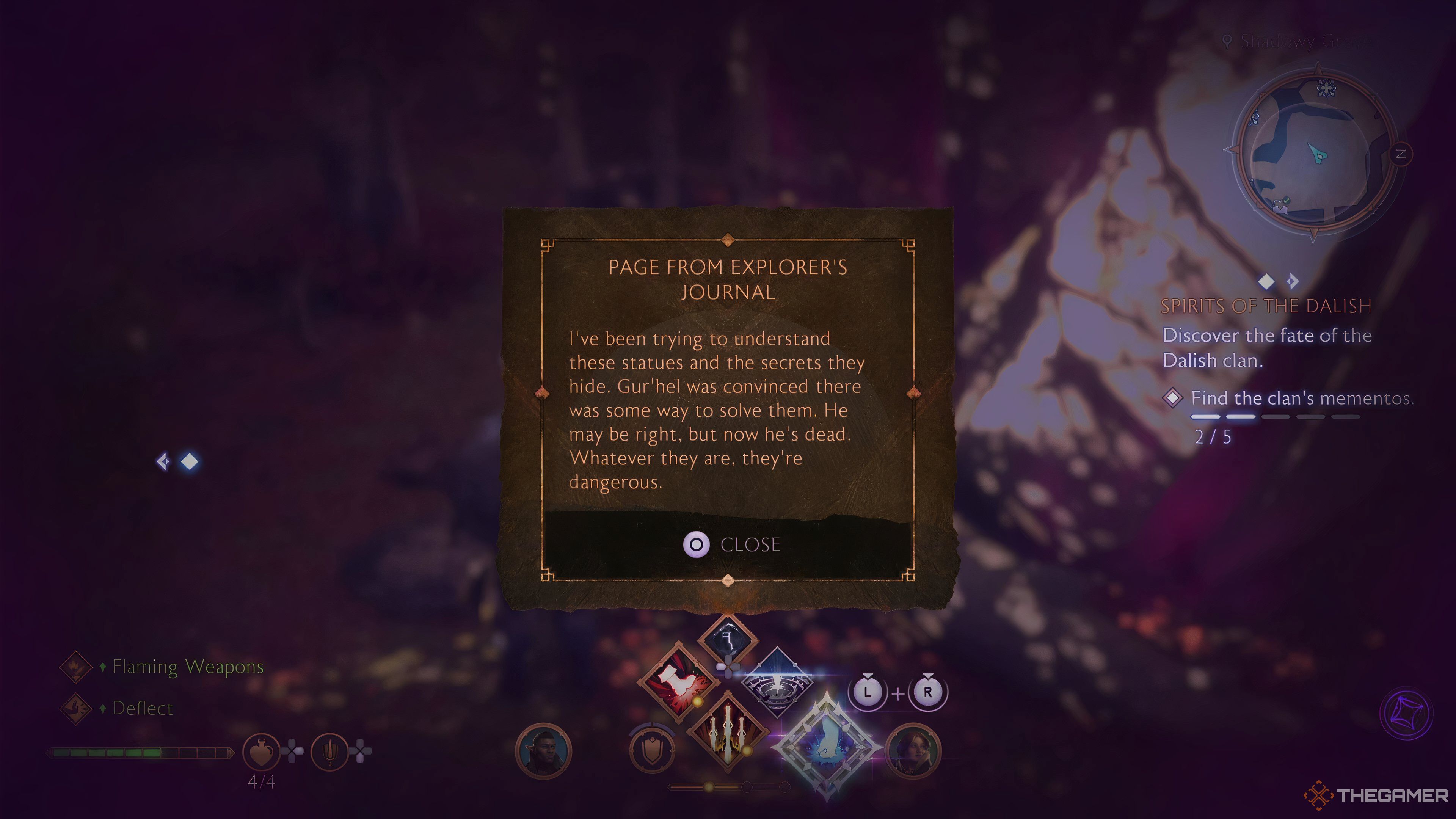 Cómo resolver el rompecabezas de las estatuas de Shadowy Grove del bosque de Arlathan en Dragon Age: The Veilguard