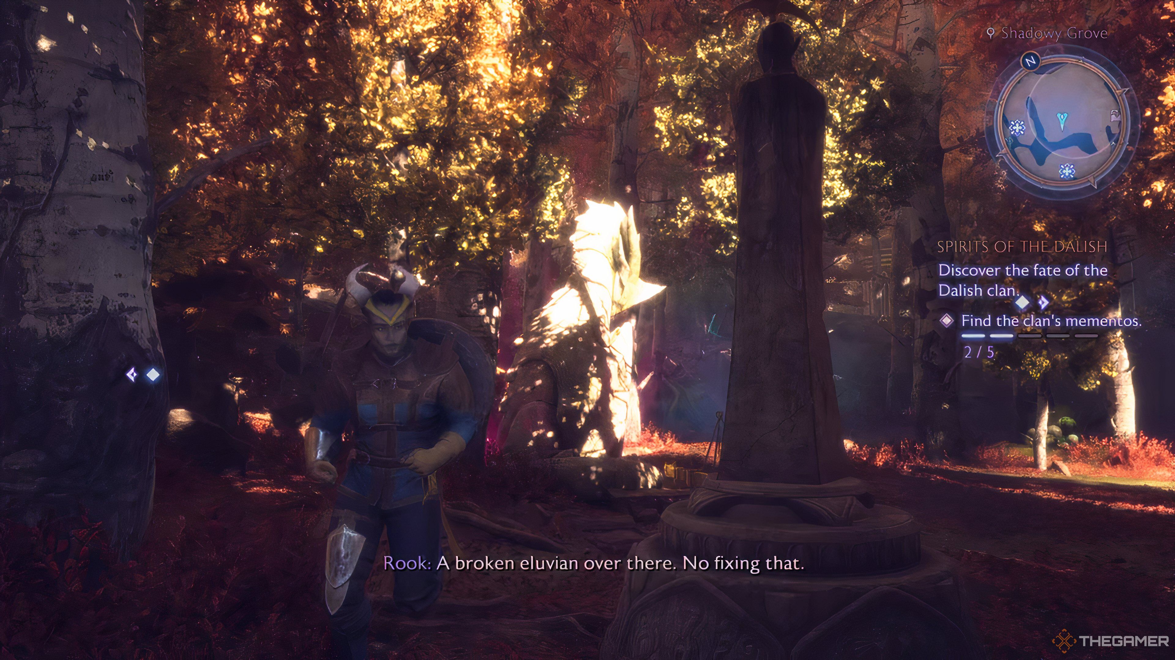 Cómo resolver el rompecabezas de las estatuas de Shadowy Grove del bosque de Arlathan en Dragon Age: The Veilguard