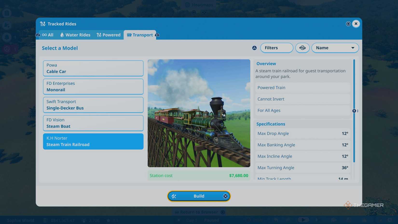 All The Different Transport Rides And How To Use Them In Planet Coaster 2