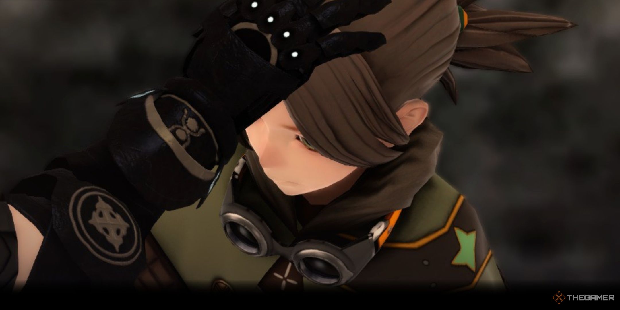 Leo with his hand on Ez&rsquo;s head in Fantasian Neo Dimension.