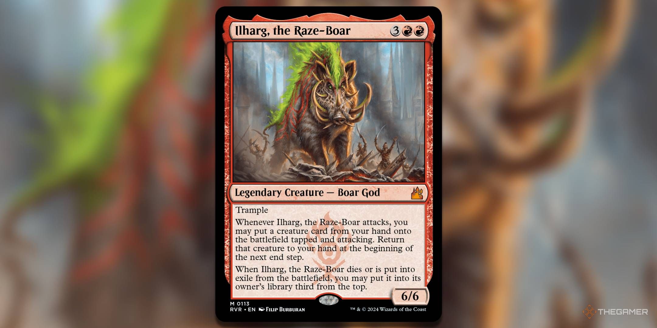 Image of magic: Ilharg, razage-bor card.