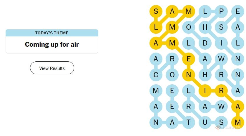 NYT Strands answers for November 18, 2024.