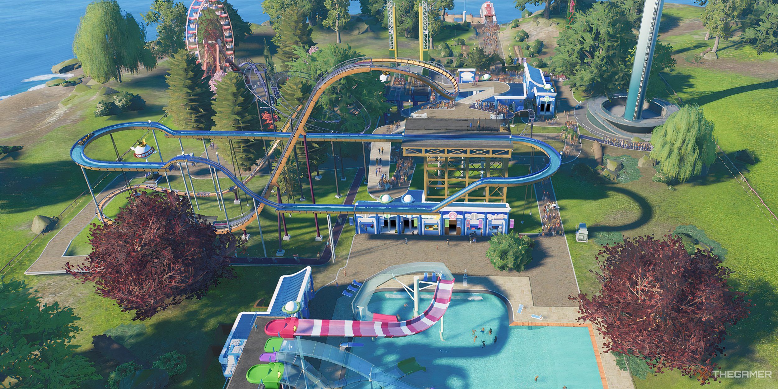 Все цели в сценарии The Limit The Sky в Planet Coaster 2