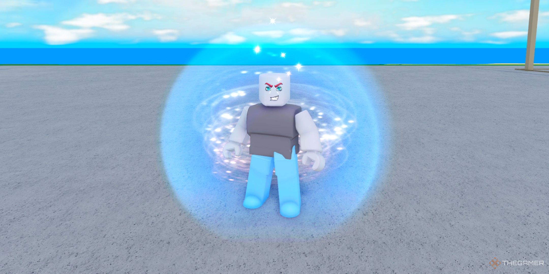 a player in Nuke Tycoon Nuclear on Roblox