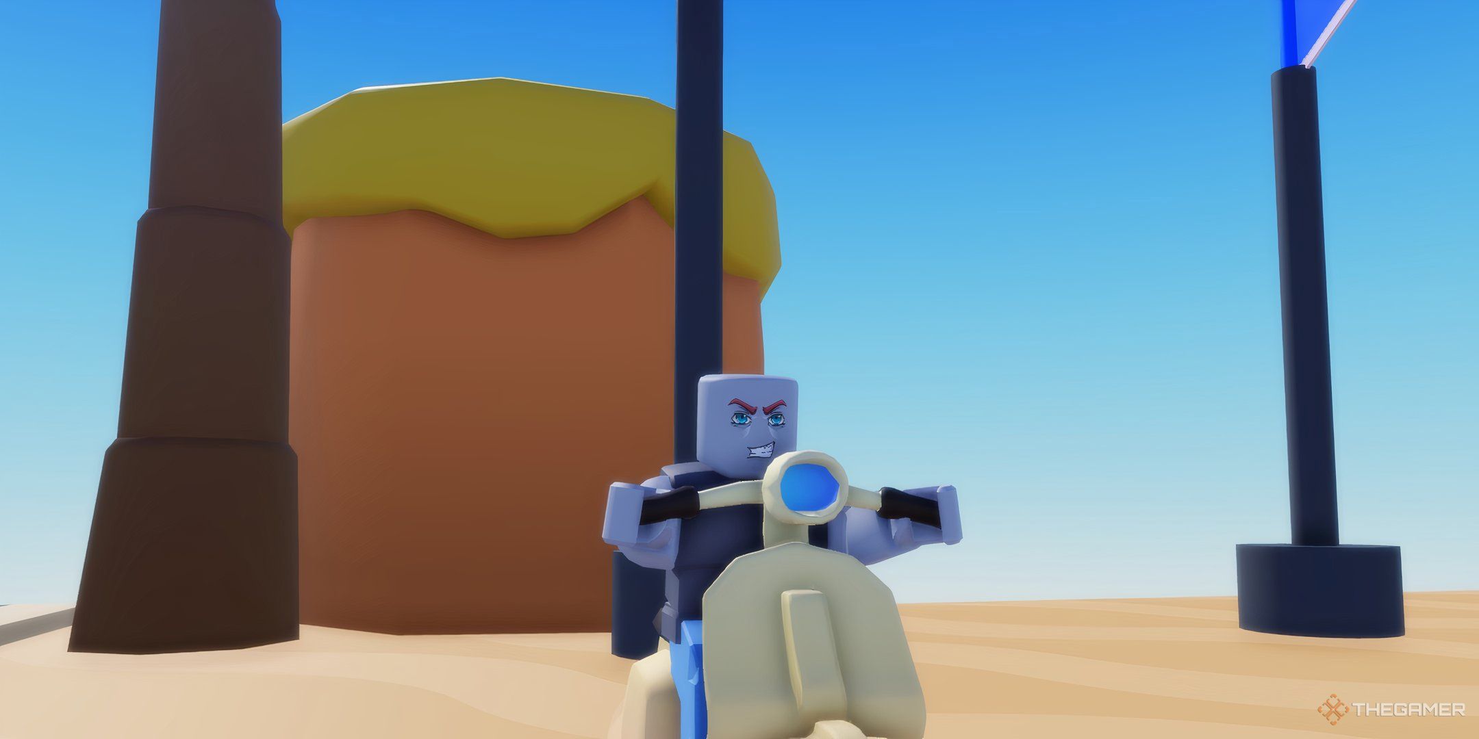 a player in Car Ramp Jump on Roblox