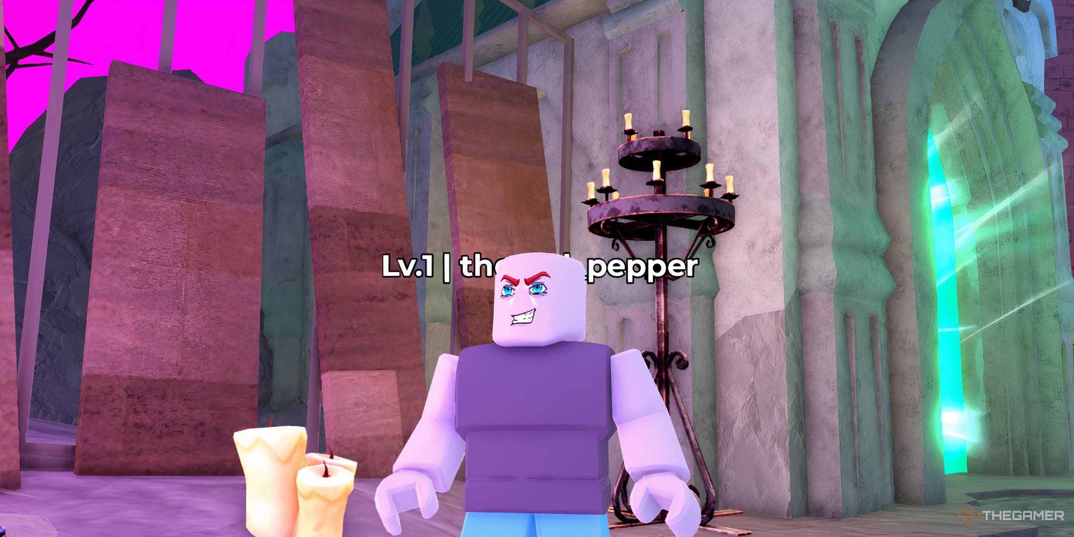 a player in Horror Tower Defense on Roblox