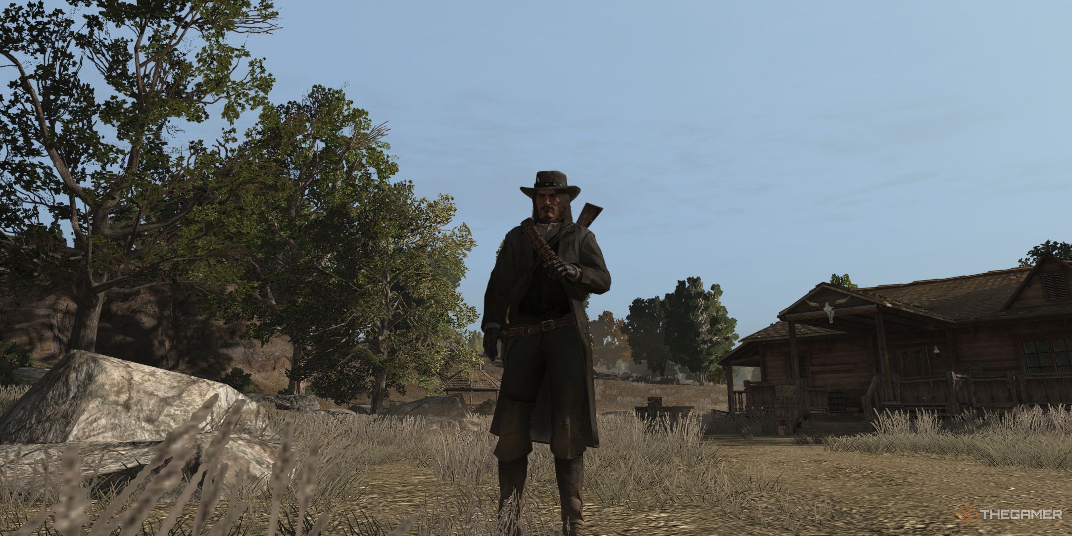 John Marston in his Elegant Suit in Red Dead Redemption.