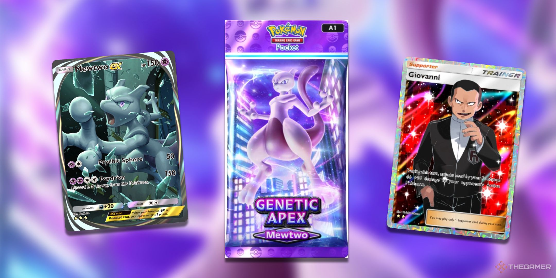 Лучшие карты из Genetic Apex Mewtwo в Pokemon TCG Pocket