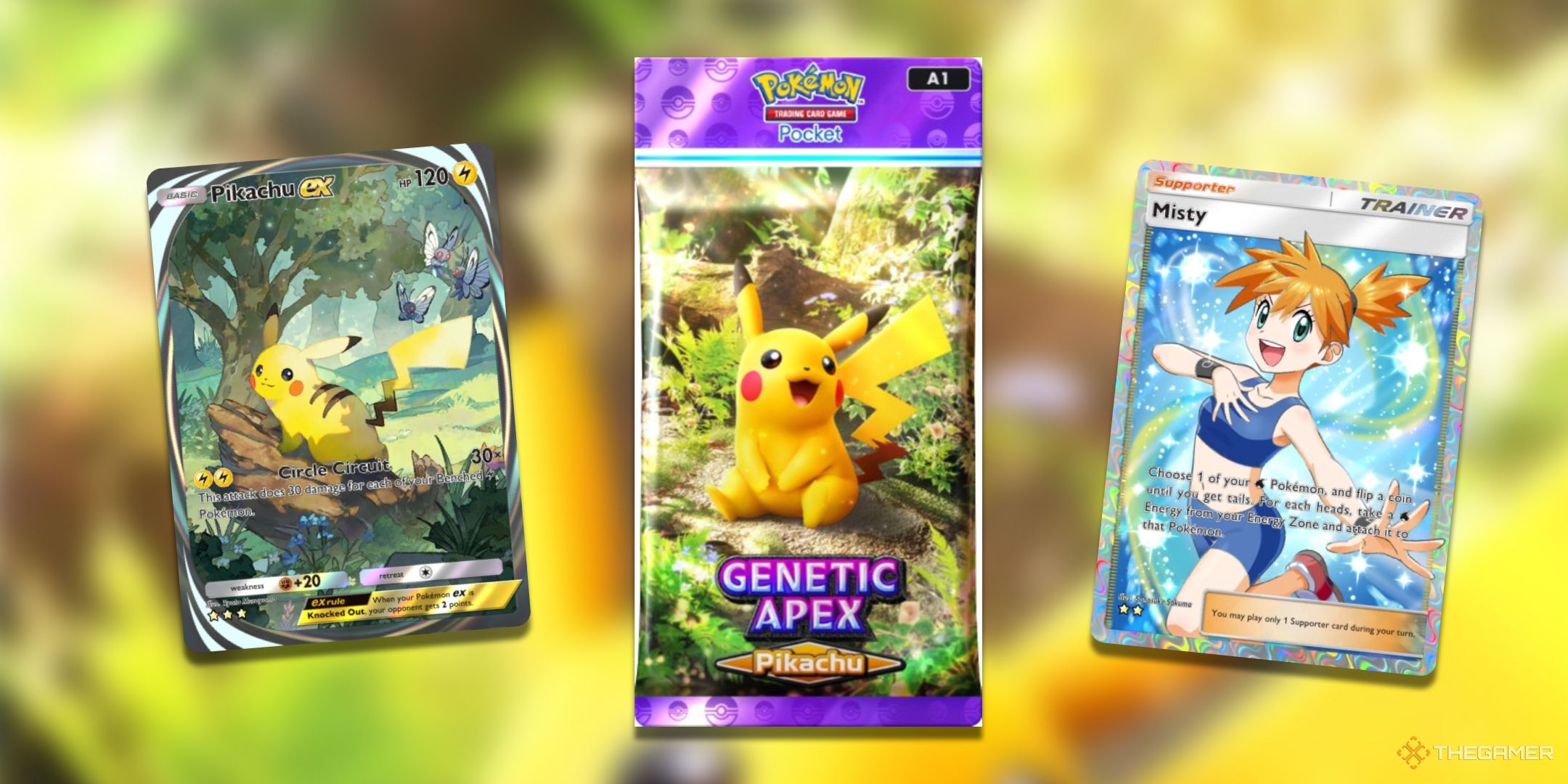 Лучшие карты из Genetic Apex Pikachu в Pokemon TCG Pocket