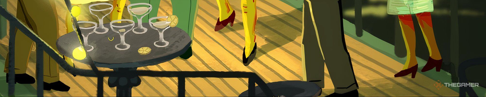 The deck of the boat in The Rise of the Golden Idol.