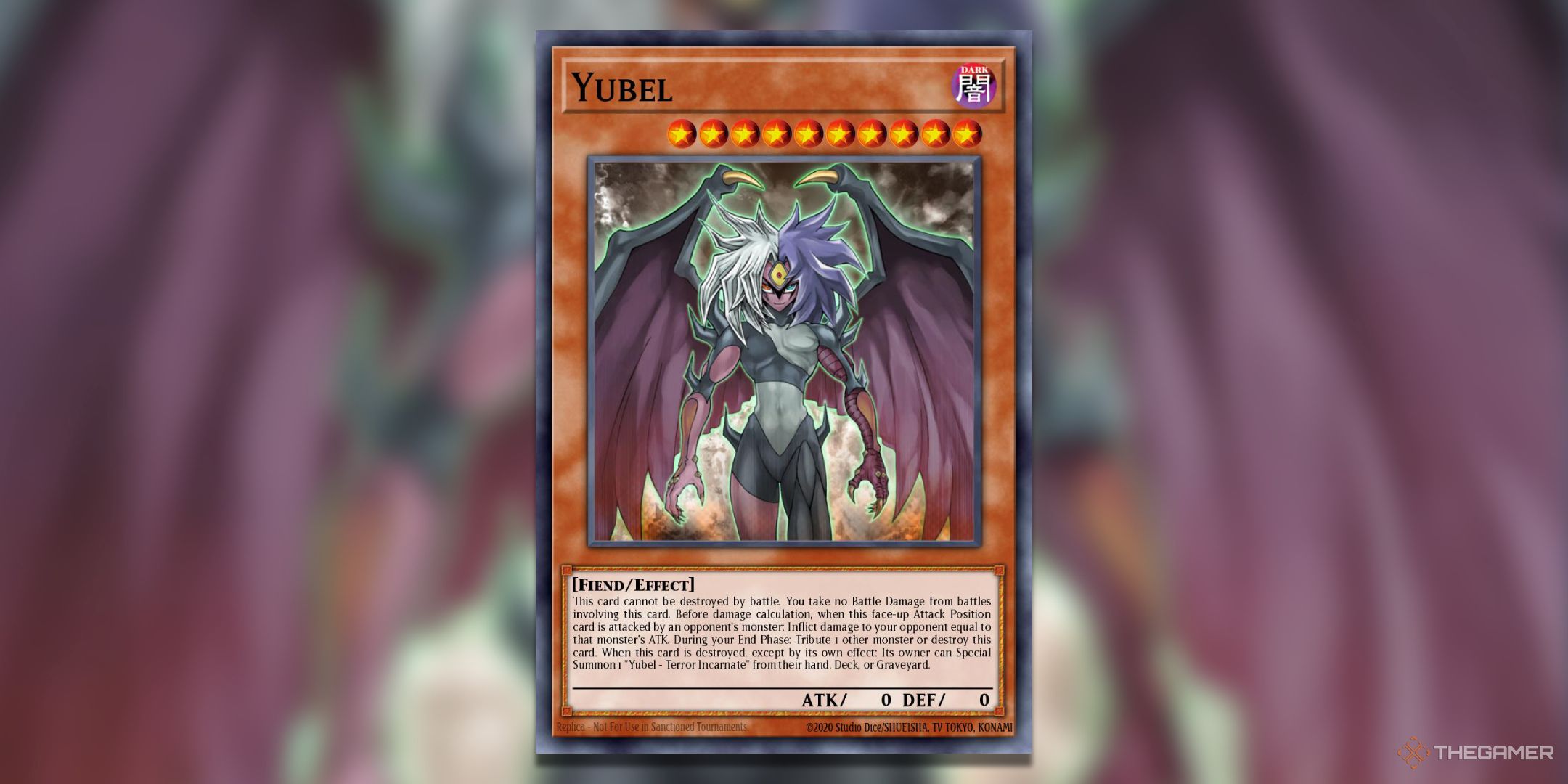yubel yu-gi-oh! هنر کارت TCG.