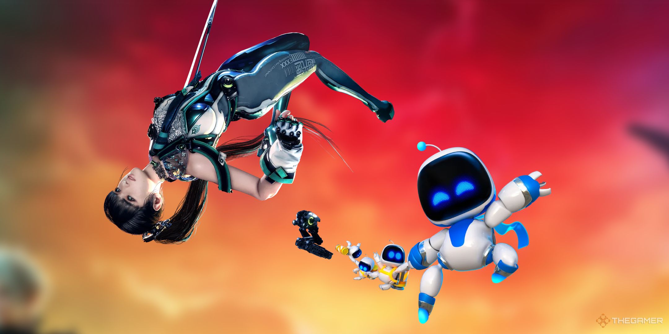 A collage of characters from games released in 2024 such as Eve from Stellar Blade and Astro Bot from Astro Bot.