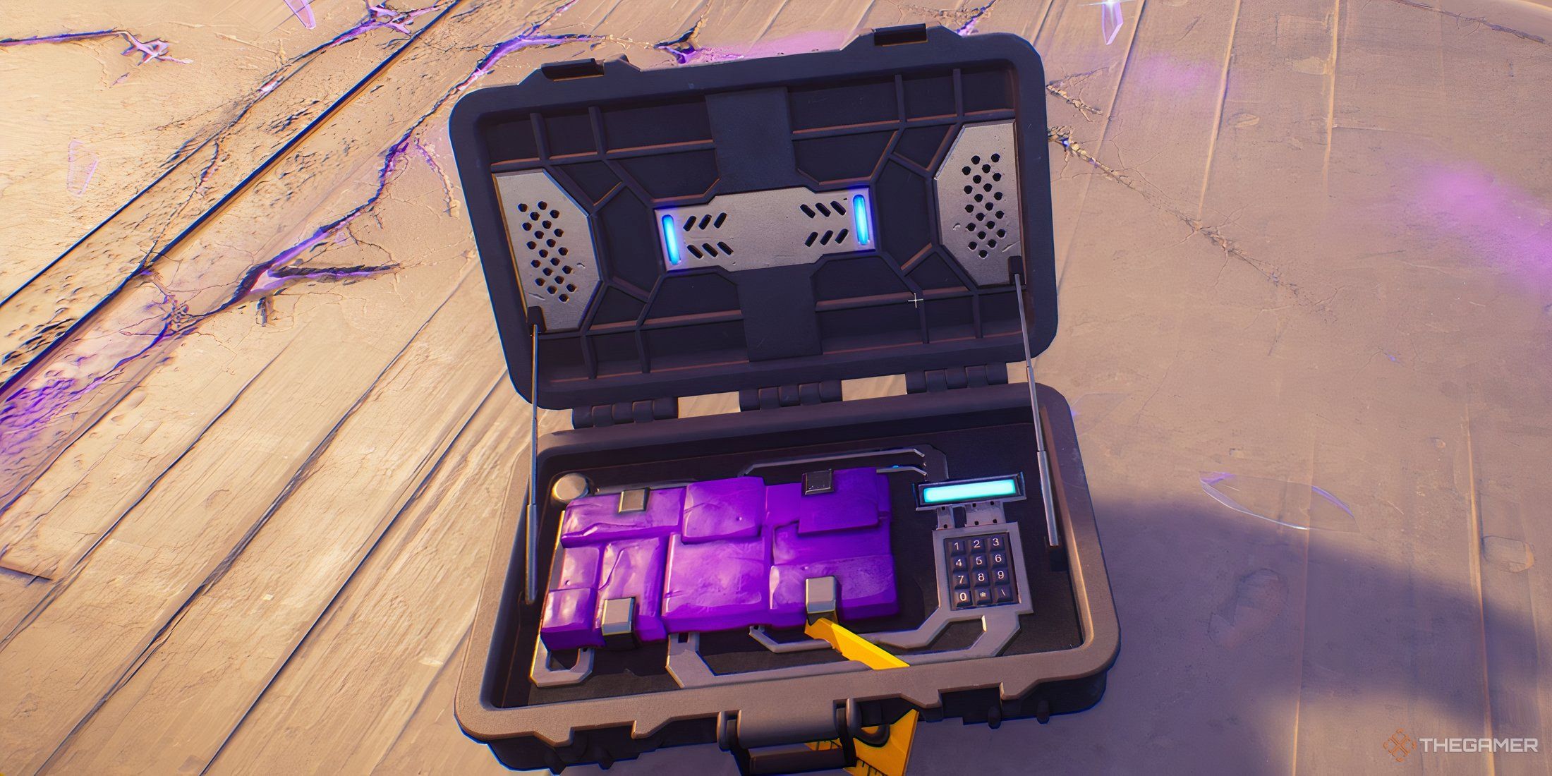 A photo of planting the bomb in Fortnite Ballistic.  