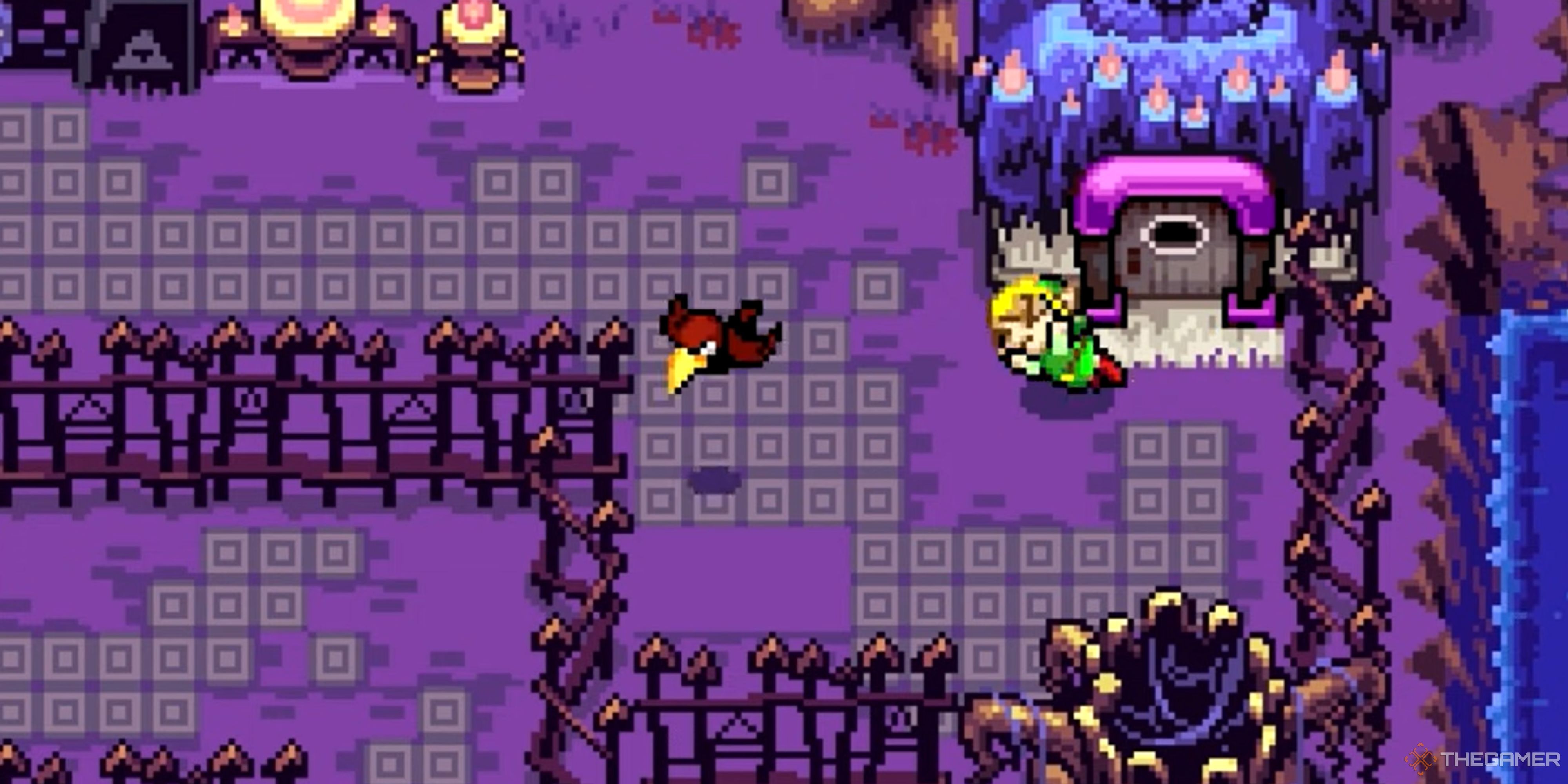 A Takkuri stole Link's key in Legend of Zelda The Minish Cap.