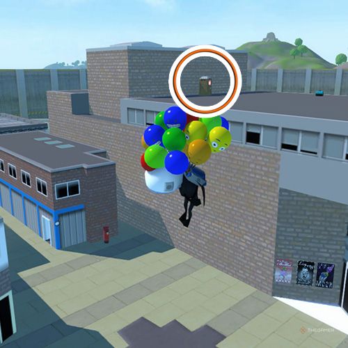 An orange circle shows the Ballerina costume location in Amazing Frog