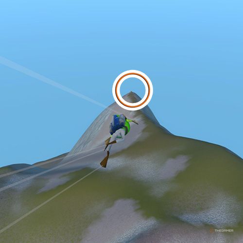 An orange circle shows the Minecraft Player costume location in Amazing Frog