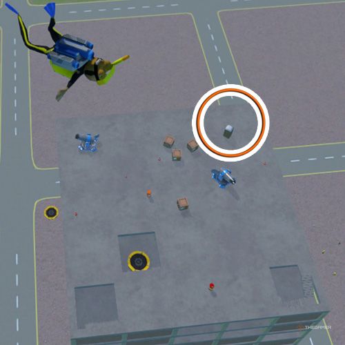An orange circle shows the Trump Frog costume location in Amazing Frog