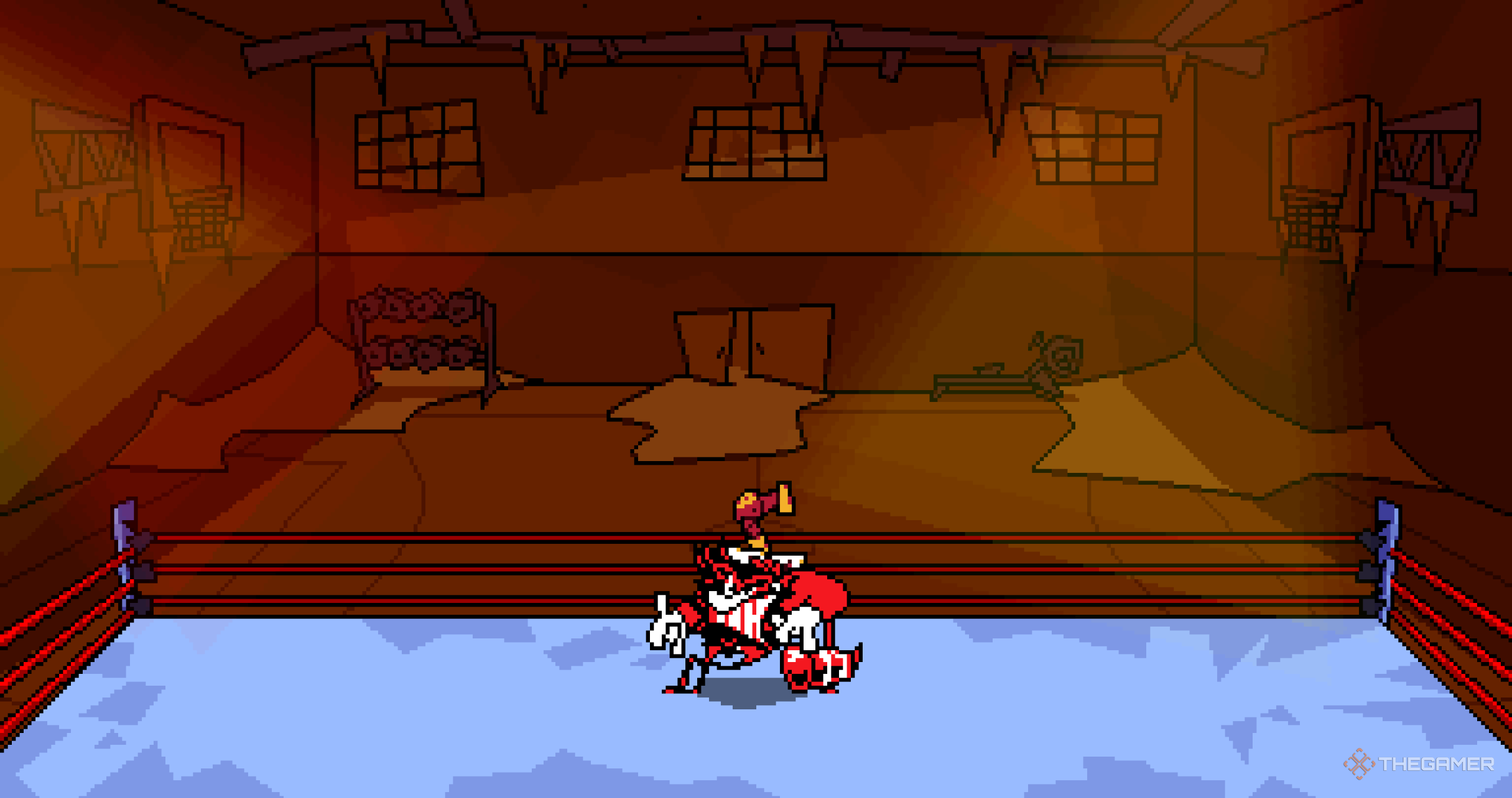 Dynamite Anton after winning against Brawlbuster.