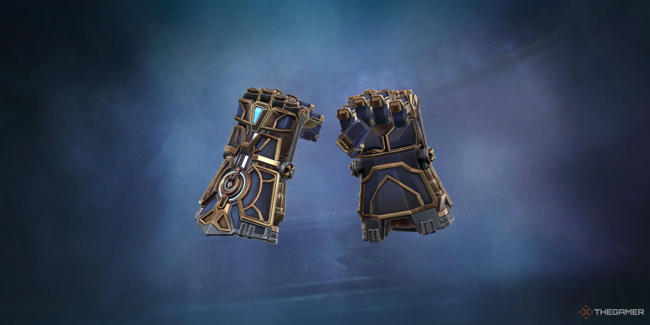 Showcasing the Arcane Gauntlets knife skin in Valorant's Collection menu.