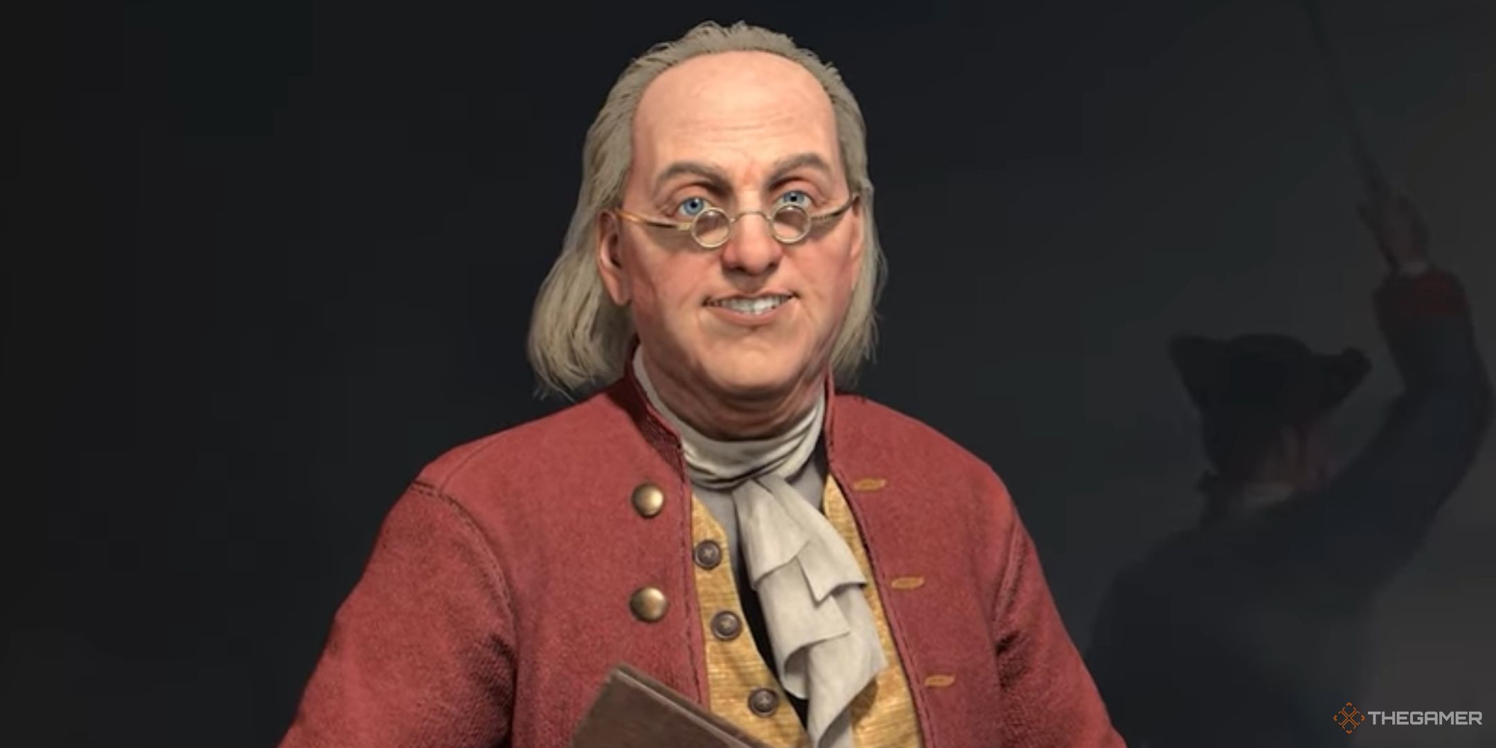 Benjamin Franklin in his First Look trailer for Civilization 7.